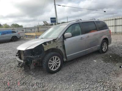 2019 Dodge CARAVAN SXT, серебристый — VIN 2C4RDGCG3KR753902, Copart