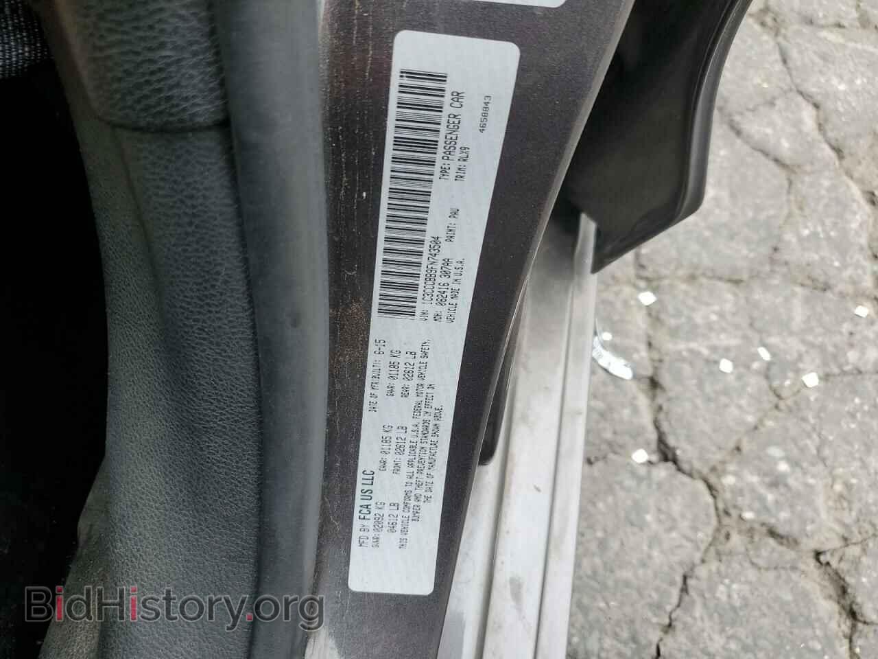 2015 CHRYSLER 200 - VIN: 1C3CCCBB9FN743504 - Фото 12