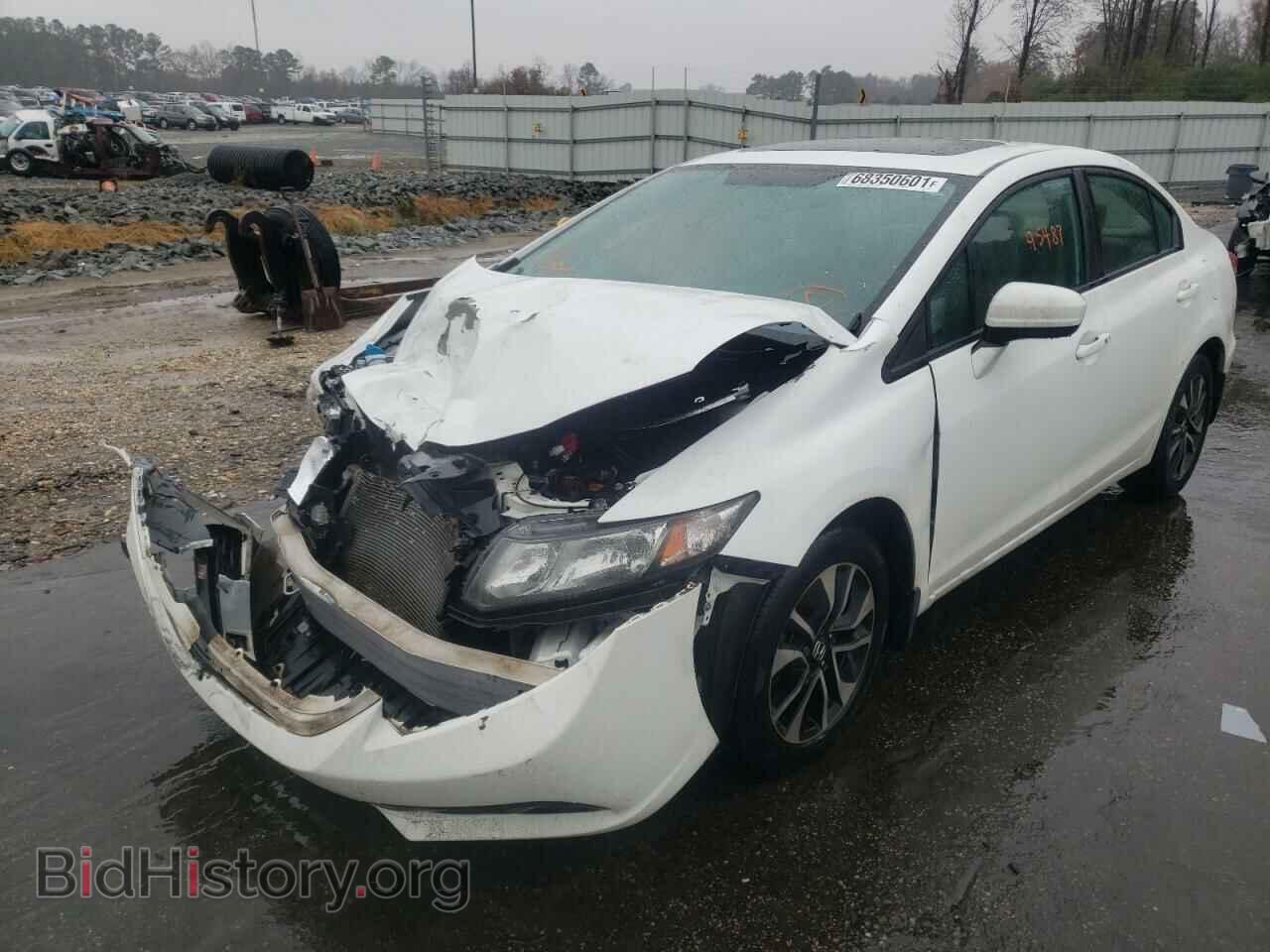 2014 HONDA CIVIC - VIN: 19XFB2F85EE000555 - Фото 2