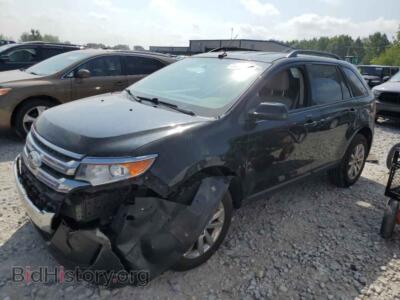 2014 Ford EDGE SEL, черный — VIN 2FMDK4JC2EBB37731, Copart