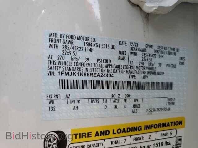 2024 FORD EXPEDITION - VIN: 1FMJK1K86REA24404 - Фото 14