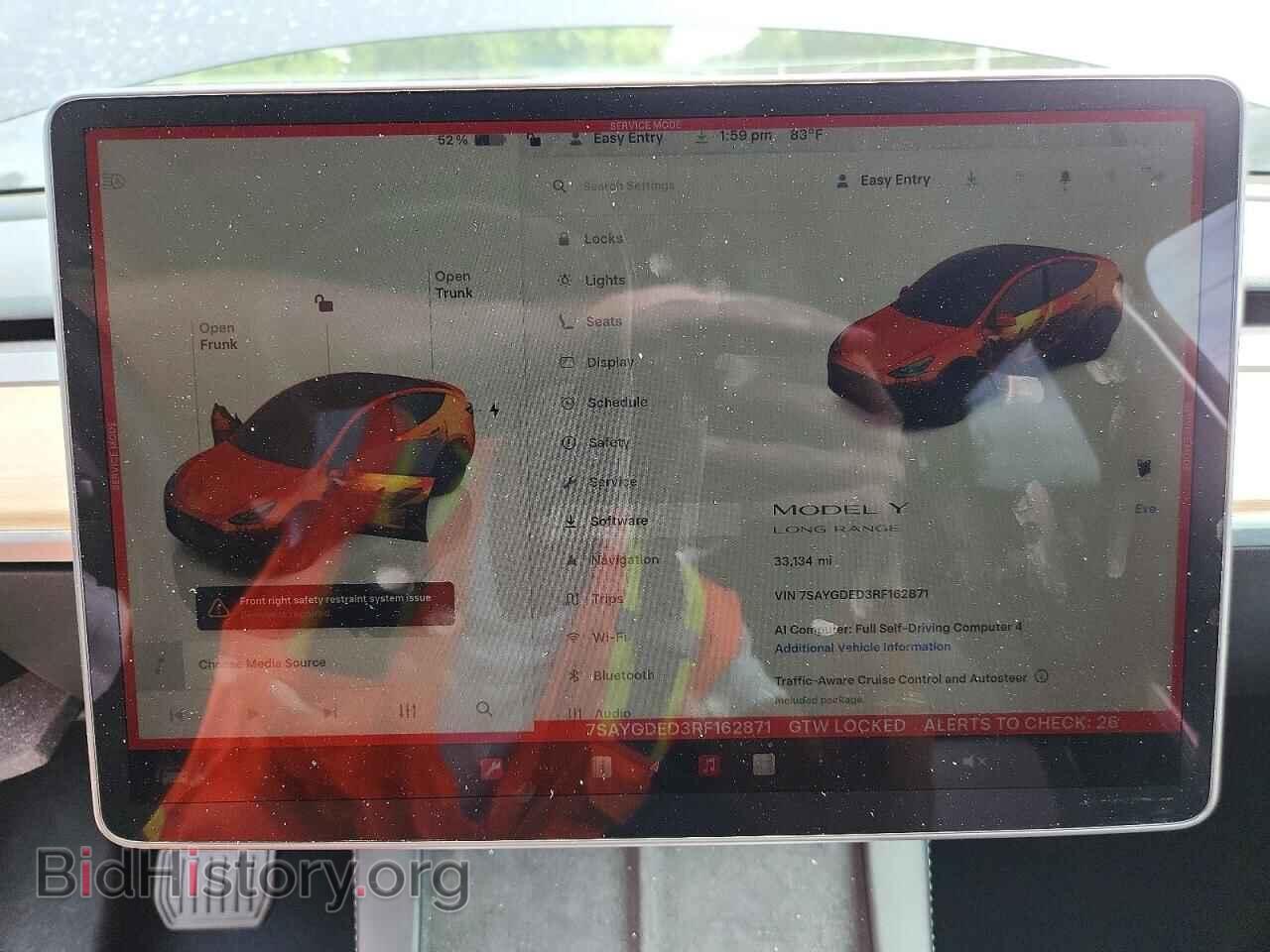 2024 TESLA MODEL Y - VIN: 7SAYGDED3RF162871 - Фото 9