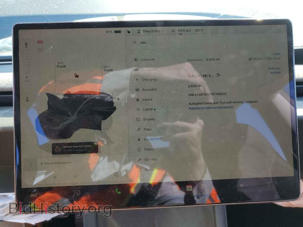 2024 TESLA MODEL 3 - VIN: 5YJ3E1EA8RF743638 - Фото 9