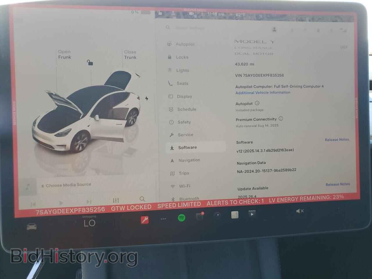 2023 TESLA MODEL Y - VIN: 7SAYGDEEXPF835256 - Фото 9