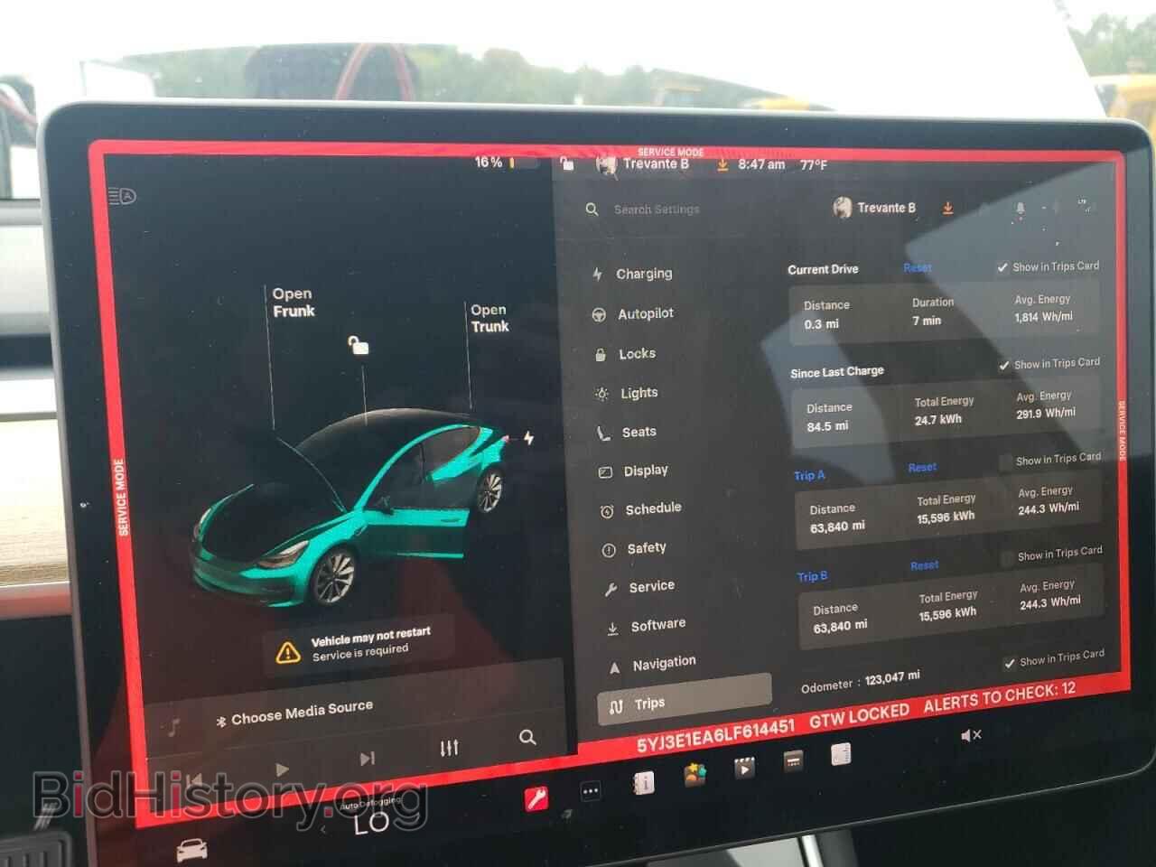 2020 TESLA MODEL 3 - VIN: 5YJ3E1EA6LF614451 - Photo 9