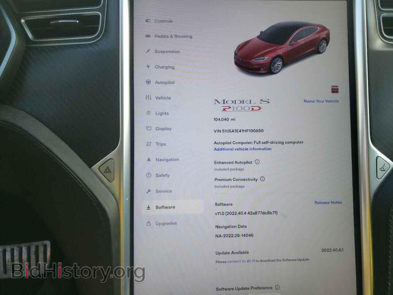 2017 TESLA MODEL S - VIN: 5YJSA1E41HF190850 - Photo 9