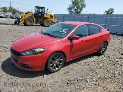 2013 Dodge DART SXT, red — VIN 1C3CDFBAXDD324277, Copart