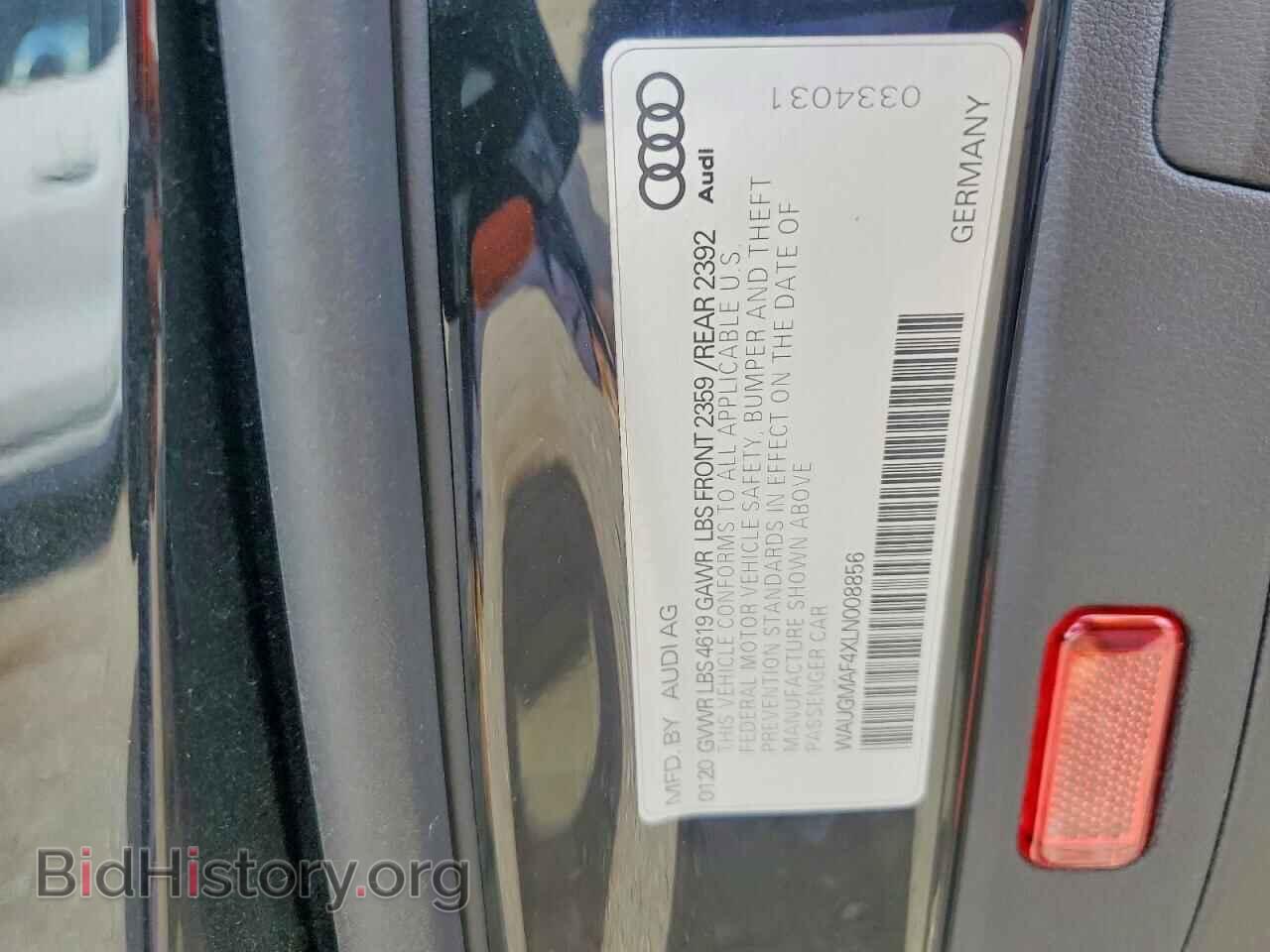 2020 AUDI A4 - VIN: WAUGMAF4XLN008856 - Photo 13