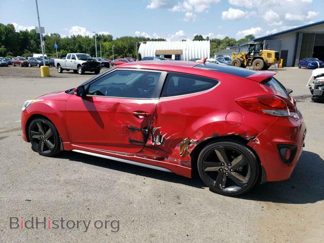 2014 HYUNDAI VELOSTER - VIN: KMHTC6AE0EU200020 - Фото 2