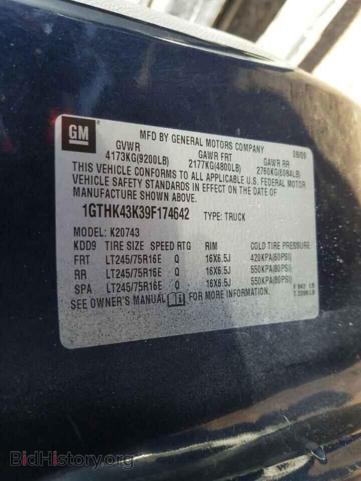 2009 GMC SIERRA - VIN: 1GTHK43K39F174642 - Фото 10