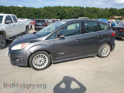 2016 Ford CMAX Premium SEL, серый — VIN 1FADP5CU7GL119221, Copart