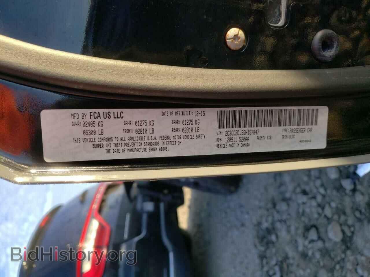2016 DODGE CHALLENGER - VIN: 2C3CDZDJ3GH157847 - Photo 10