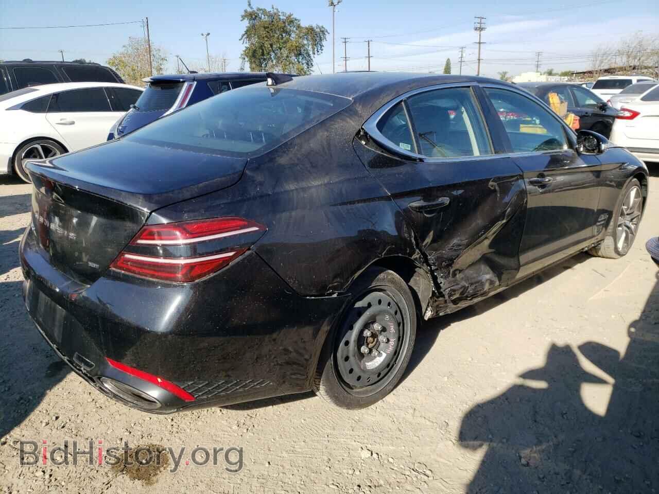 2022 GENESIS G70 BASE - VIN: KMTG54TEXNU094386 - Фото 3