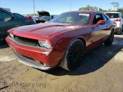 2014 Dodge CHALLENGER, красный — VIN 2C3CDYAG9EH218618, Copart
