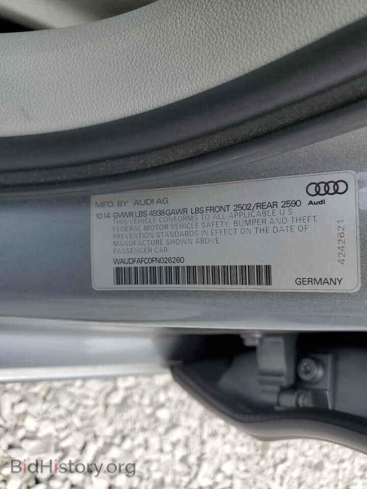 2015 AUDI A6 - VIN: WAUDFAFC0FN026260 - Фото 13