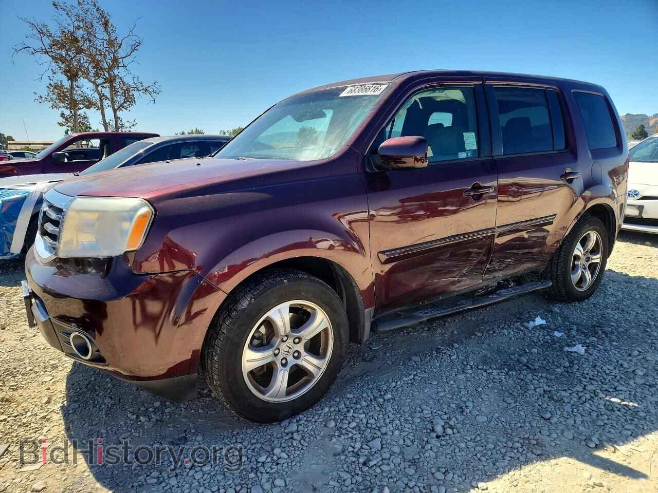 Photo 5FNYF3H43CB020937 - HONDA PILOT 2012