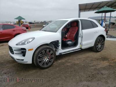 2016 Porsche MACAN Macan Turb, white — VIN WP1AF2A54GLB94581, Copart
