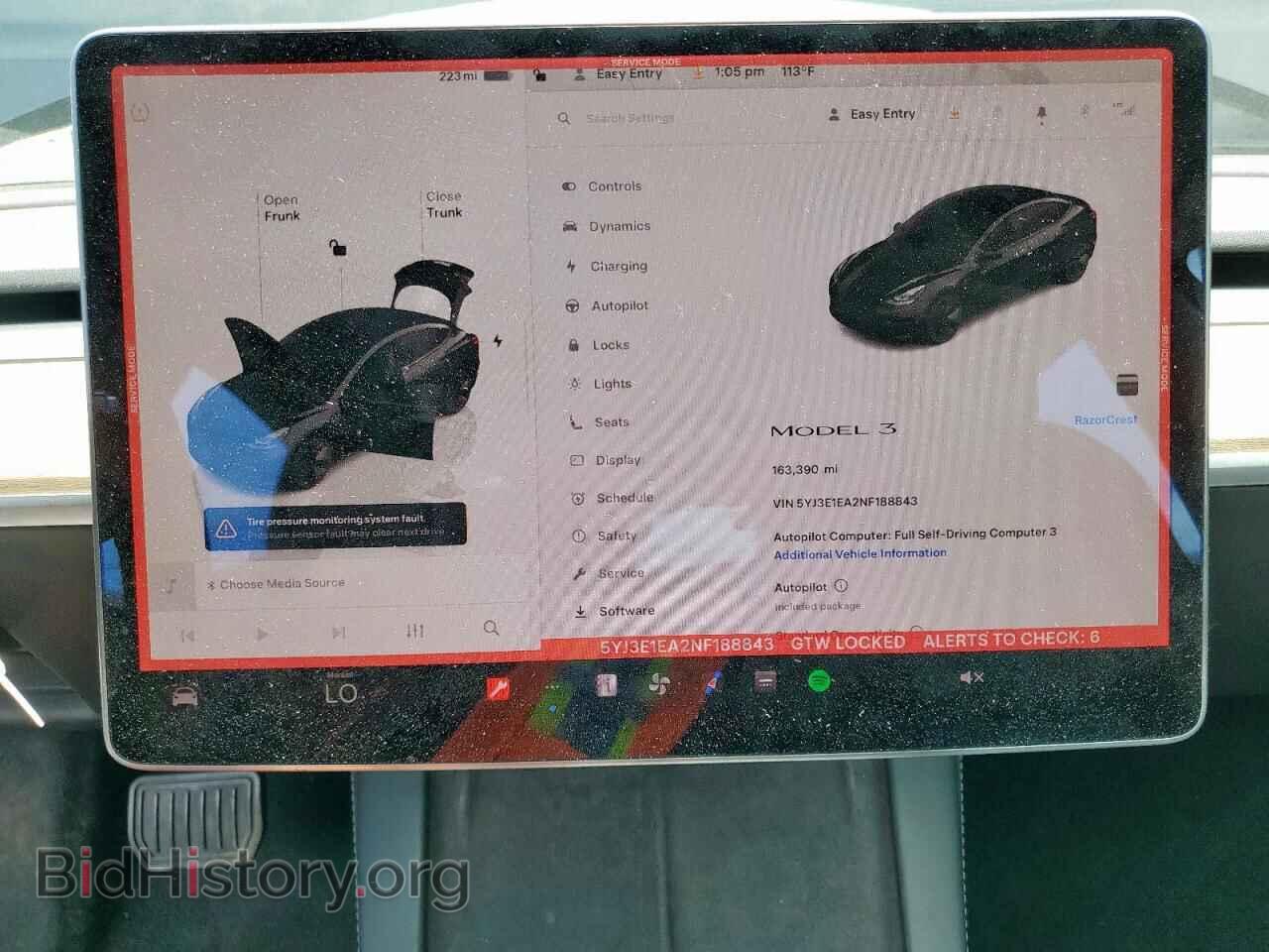 2022 TESLA MODEL 3 - VIN: 5YJ3E1EA2NF188843 - Фото 9