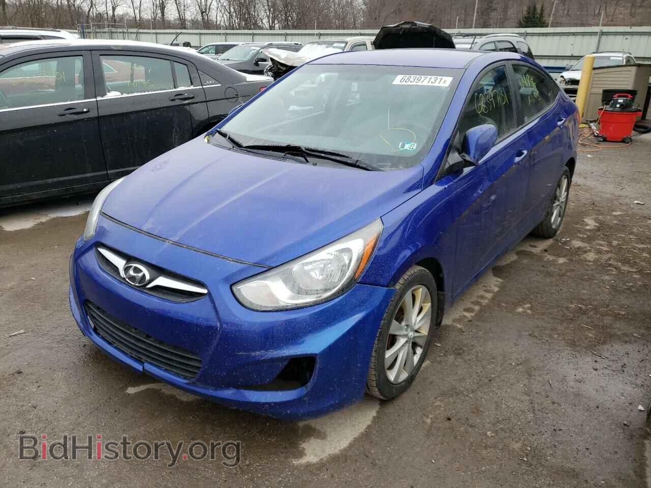2013 HYUNDAI ACCENT - VIN: KMHCU4AE8DU442151 - Фото 2