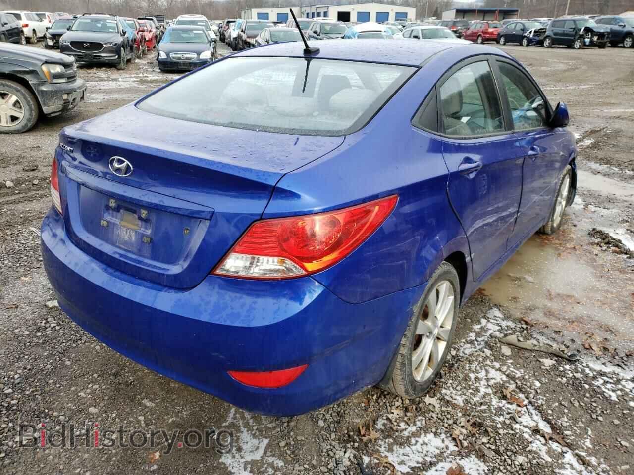 2013 HYUNDAI ACCENT - VIN: KMHCU4AE8DU442151 - Фото 4