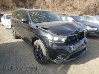 2018 Dodge DURANGO Durango GT, черный — VIN 1C4RDJDG7JC497542, Copart