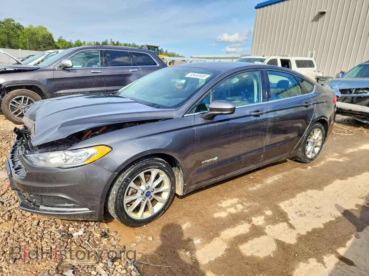 Photo 3FA6P0LU2HR325822 - FORD FUSION 2017