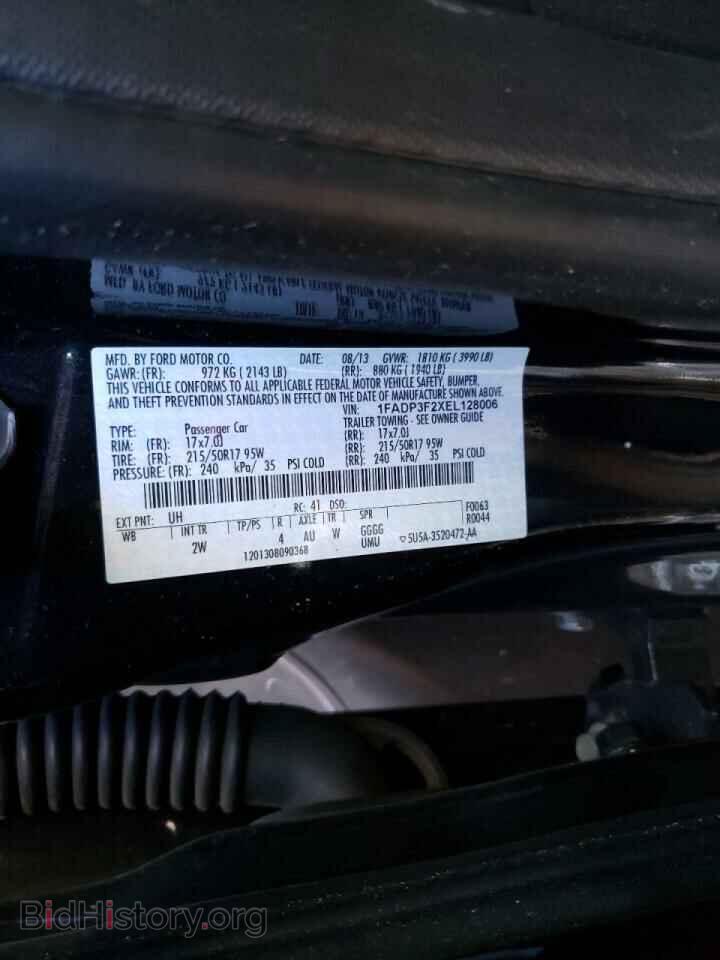 2014 FORD FOCUS - VIN: 1FADP3F2XEL128006 - Фото 10