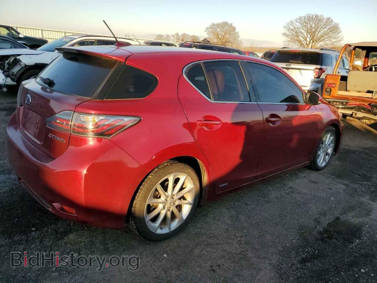 2012 LEXUS CT 200 - VIN: JTHKD5BH1C2109250 - Фото 3