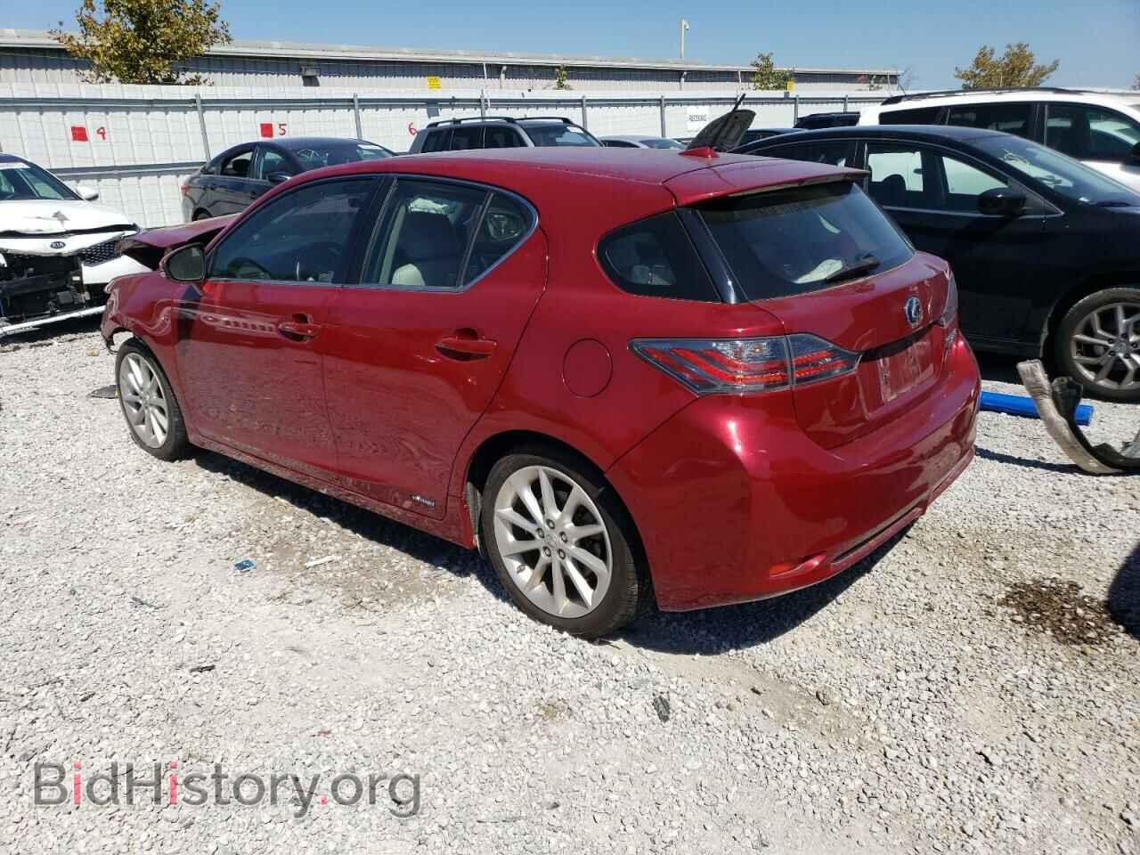 2012 LEXUS CT 200 - VIN: JTHKD5BH1C2069154 - Фото 2