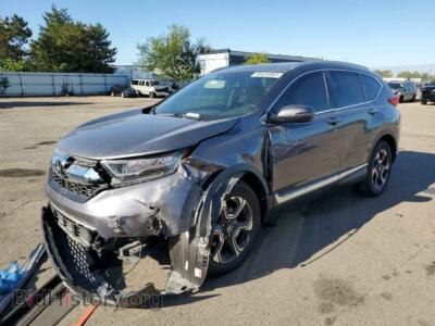 2017 Honda CRV CR-V Touri, gray — VIN 5J6RW2H94HL033592, Copart