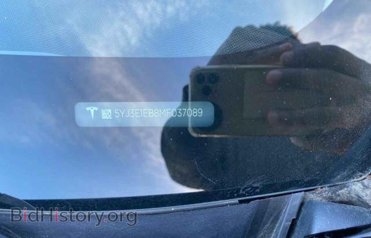 2021 TESLA MODEL 3 - VIN: 5YJ3E1EB8MF037089 - Фото 10