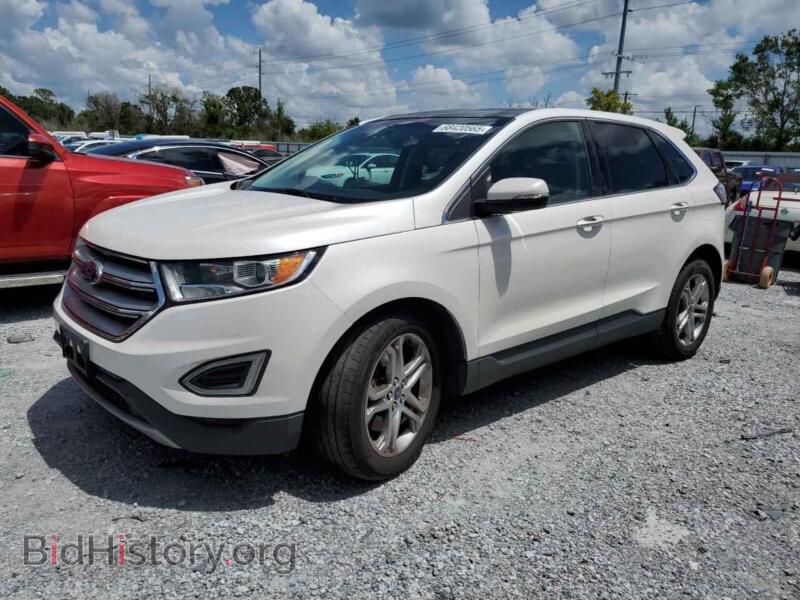 2015 Ford EDGE Titanium (VIN 2FMTK4K90FBB48338) — photo 1 of 13, Copart, damage: undercarriage