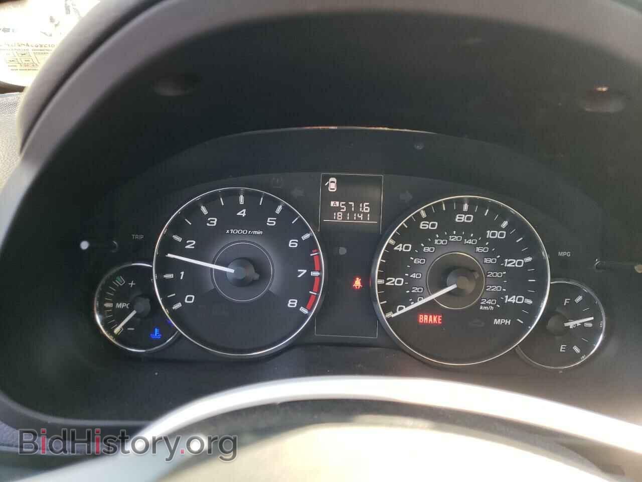 2012 SUBARU LEGACY - VIN: 4S3BMAC68C1013757 - Фото 9