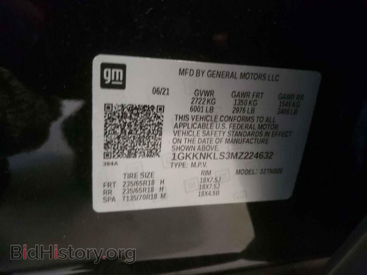 2021 GMC ACADIA - VIN: 1GKKNKLS3MZ224632 - Фото 10