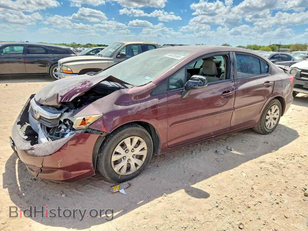 Photo 2HGFB2F54CH612836 - HONDA CIVIC 2012