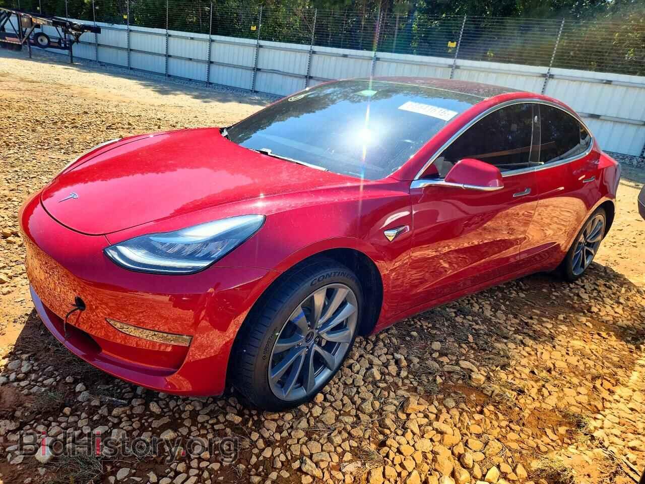 2018 Tesla MODEL 3 (VIN 5YJ3E1EA3JF015438) — photo 1 of 14, Copart, damage: water/flood