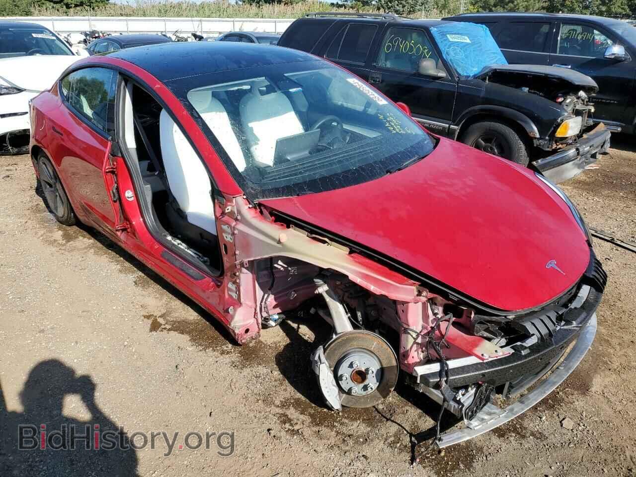 2021 TESLA MODEL 3 - VIN: 5YJ3E1EA4MF081582 - Фото 4