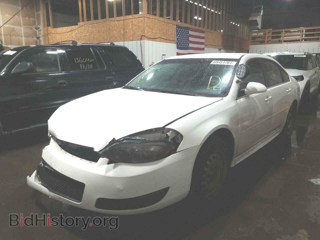 2012 CHEVROLET IMPALA - VIN: 2G1WD5E35C1156387 - Фото 2
