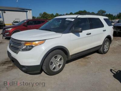 2014 Ford EXPLORER, белый — VIN 1FM5K7B8XEGB74129, Copart