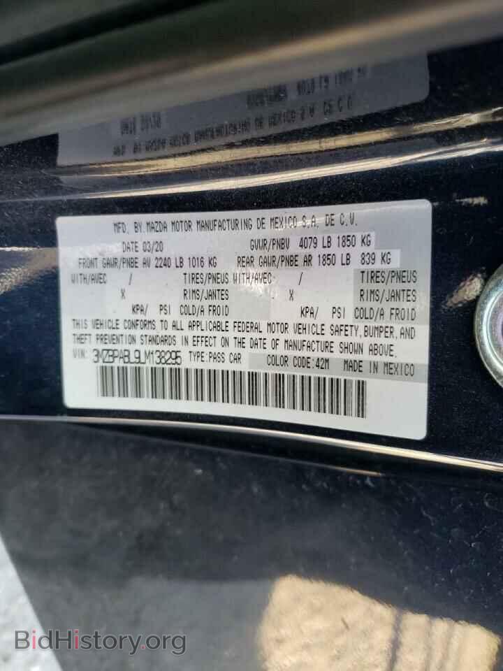 2020 MAZDA 3 - VIN: 3MZBPABL9LM138295 - Фото 10