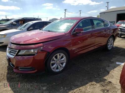 2017 Chevrolet IMPALA LT, красный — VIN 2G1105S36H9104933, Copart
