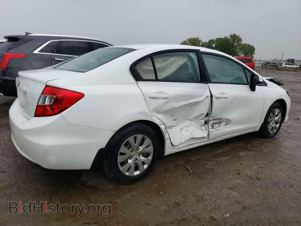 2012 HONDA CIVIC - VIN: 19XFB2F55CE100562 - Фото 3