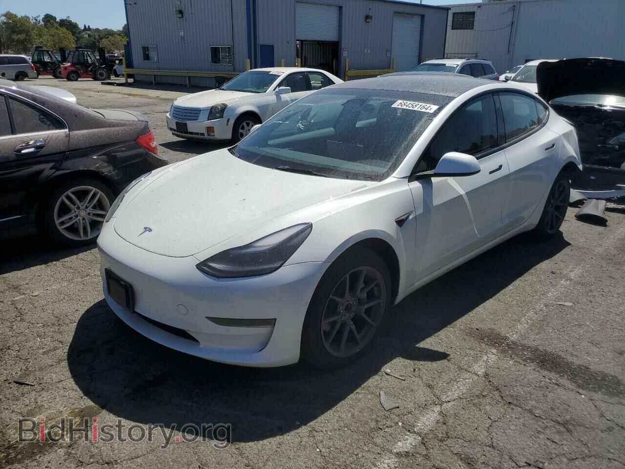 Photo 5YJ3E1EA8NF376380 - TESLA MODEL 3 2022