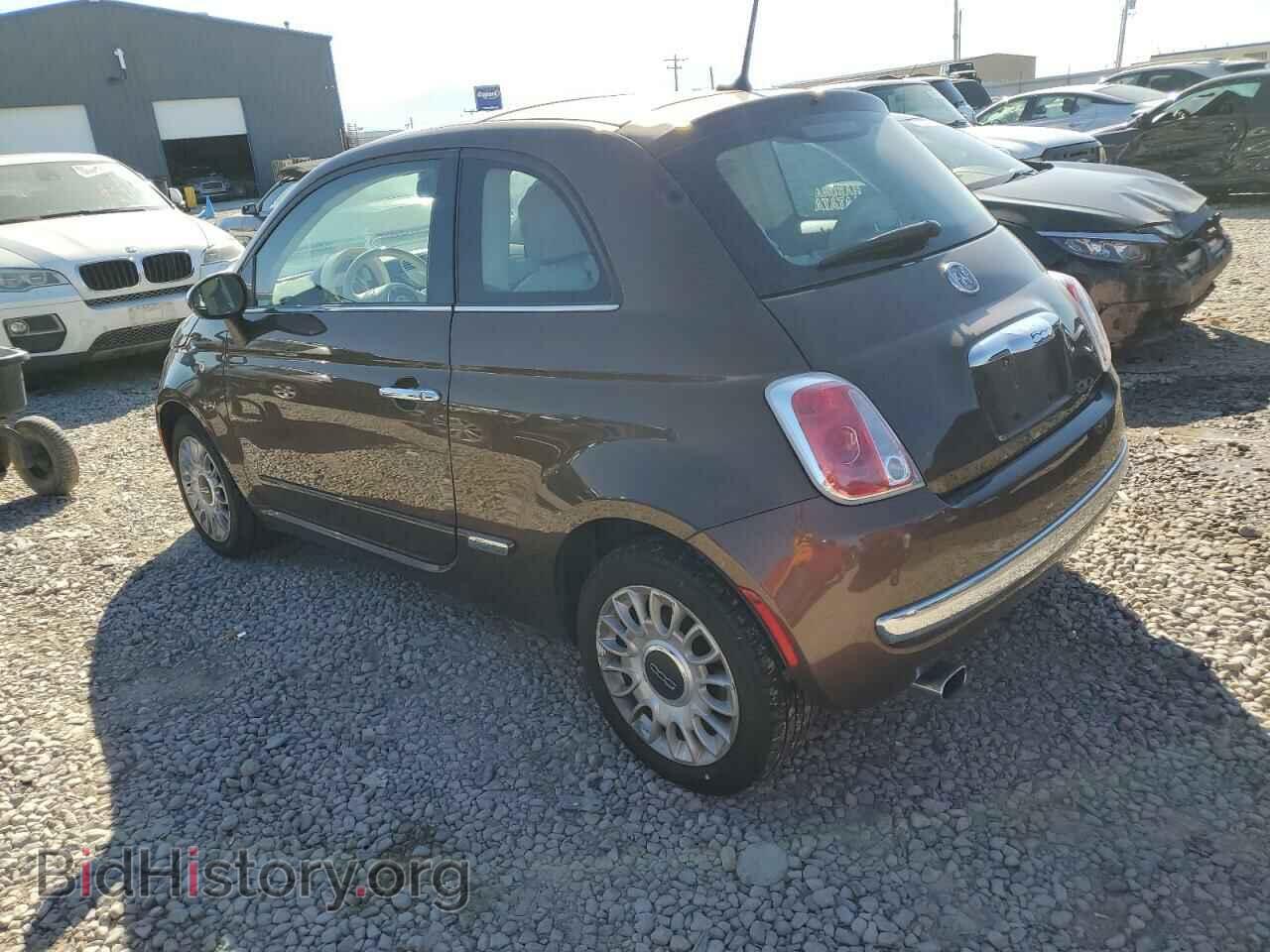 2012 FIAT 500 - VIN: 3C3CFFCR7CT340587 - Фото 2