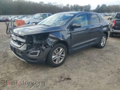 2017 Ford EDGE Edge SEL, charcoal — VIN 2FMPK3J90HBB93182, Copart
