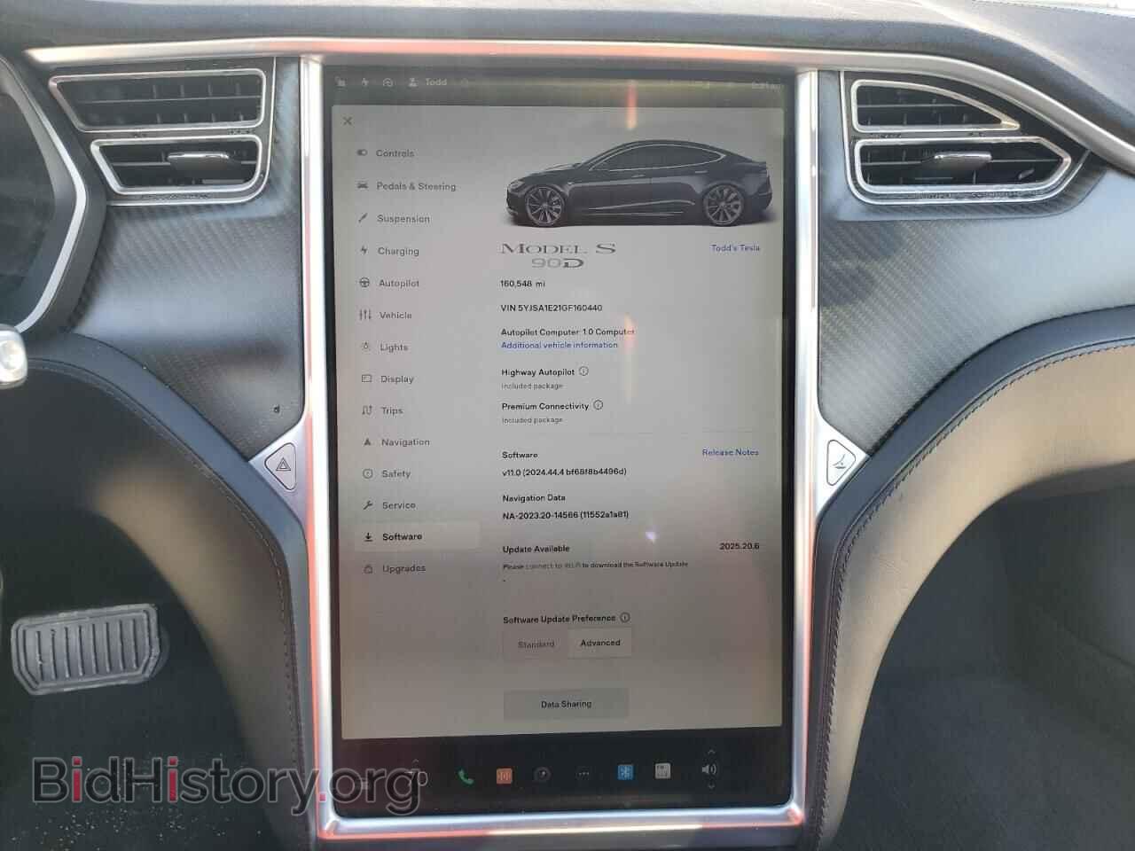 2016 TESLA MODEL S - VIN: 5YJSA1E21GF160440 - Photo 9