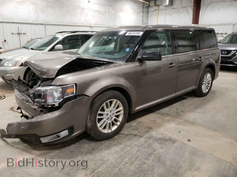 2014 Ford FLEX Flex SEL (VIN 2FMHK6C81EBD40678) — фото 1 из 13, Copart, повреждение: передняя часть