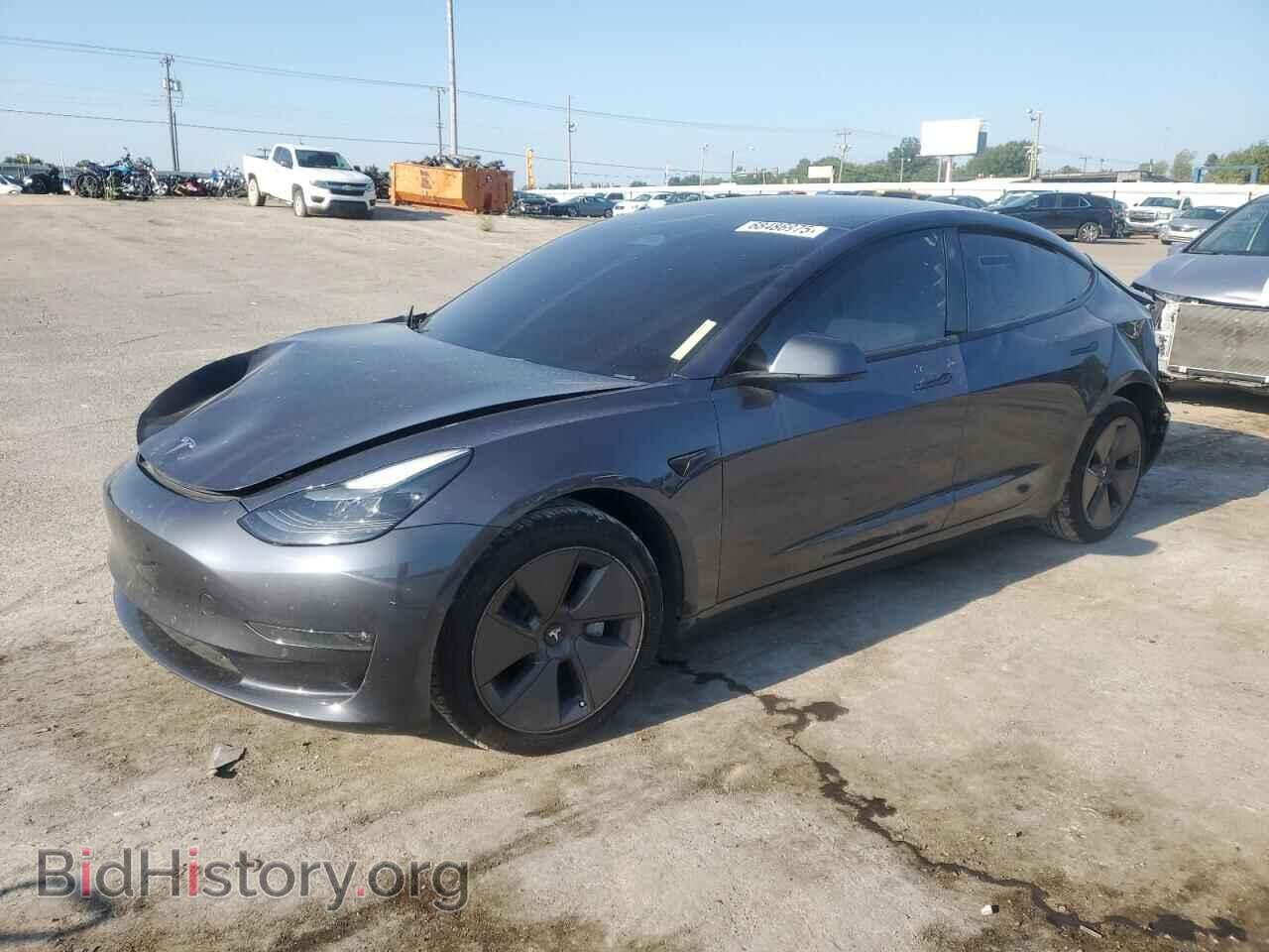 Photo 5YJ3E1EB2NF349166 - TESLA MODEL 3 2022