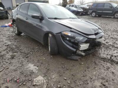 2015 Dodge DART Dart SXT, charcoal — VIN 1C3CDFBBXFD150089, Copart