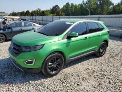 2015 Ford EDGE SEL, зеленый — VIN 2FMTK3J92FBB70434, Copart